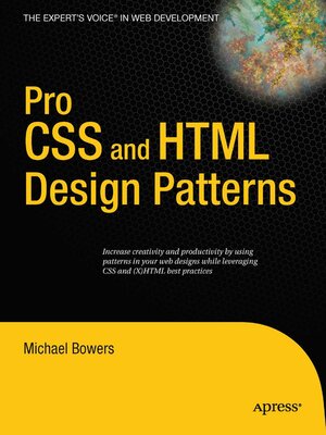 cover image of Pro CSS and HTML Design Patterns
